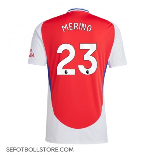 Arsenal Mikel Merino #23 Replika Hemmatröja 2024-25 Kortärmad